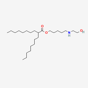 molecular formula C25H51NO3 B13711368 5-(2-Hydroxyethylamino)pentyl 2-octyldecanoate 