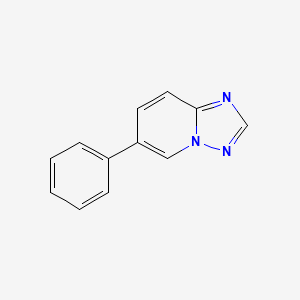 molecular formula C12H9N3 B13711421 6-Phenyl-[1,2,4]triazolo[1,5-a]pyridine 