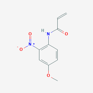 molecular formula C10H10N2O4 B1371148 N-(4-methoxy-2-nitrophenyl)prop-2-enamide CAS No. 444166-94-3