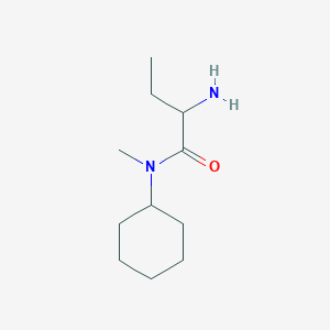 molecular formula C11H22N2O B1371150 2-氨基-N-环己基-N-甲基丁酰胺 CAS No. 1218023-56-3