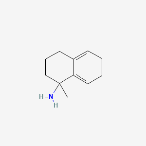 molecular formula C11H15N B1371162 1-Methyl-1,2,3,4-tetrahydronaphthalen-1-amine CAS No. 1110967-11-7