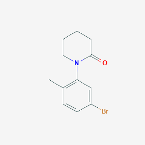 1-(5-Bromo-2-methylphenyl)piperidin-2-one
