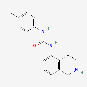 molecular formula C17H19N3O B1371183 3-(4-Methylphenyl)-1-(1,2,3,4-tetrahydroisoquinolin-5-yl)urea CAS No. 1157571-15-7