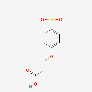 3-(4-Methanesulfonylphenoxy)propanoic acid
