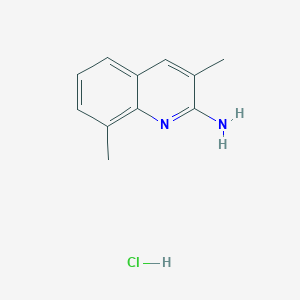 2-Amino-3,8-dimethylquinoline hydrochloride