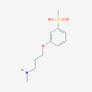 [3-(3-Methanesulfonylphenoxy)propyl](methyl)amine