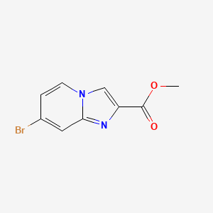 molecular formula C9H7BrN2O2 B1371192 Methyl 7-bromoimidazo[1,2-a]pyridine-2-carboxylate CAS No. 1170024-19-7