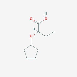 2-(Cyclopentyloxy)butanoic acid
