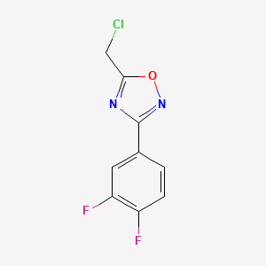 5-(Chloromethyl)-3-(3,4-difluorophenyl)-1,2,4-oxadiazole