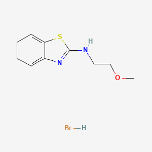 molecular formula C10H13BrN2OS B1371205 N-(2-methoxyethyl)-1,3-benzothiazol-2-amine hydrobromide CAS No. 1171169-16-6