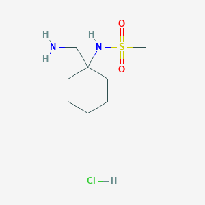 N-[1-(aminomethyl)cyclohexyl]methanesulfonamide hydrochloride