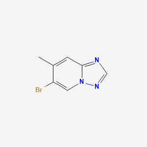 6-Bromo-7-methyl[1,2,4]triazolo[1,5-a]pyridine