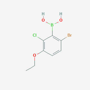 molecular formula C8H9BBrClO3 B1371214 6-Bromo-2-chloro-3-ethoxyphenylboronic acid CAS No. 957121-15-2