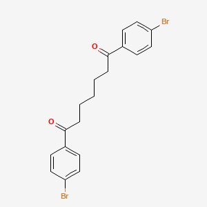 molecular formula C19H18Br2O2 B13712183 1,7-Bis(4-bromophenyl)-1,7-heptanedione 