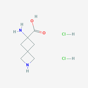 6-Amino-2-azaspiro[3.3]heptane-6-carboxylic acid dihydrochloride