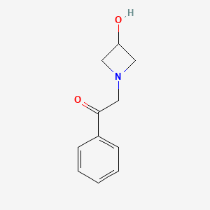2-(3-Hydroxyazetidin-1-yl)-1-phenylethan-1-one