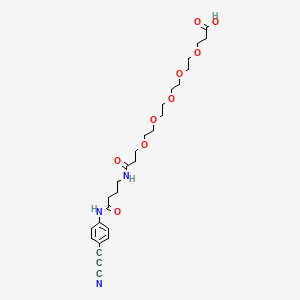 molecular formula C27H37N3O9 B13712678 APN-C3-PEG5-Acid 