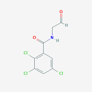 molecular formula C9H6Cl3NO2 B1371273 2,3,5-trichloro-N-(2-oxo-ethyl)-benzamide 