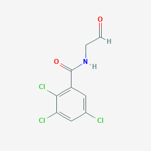molecular formula C9H6Cl3NO2 B1371273 2,3,5-Trichloro-N-(2-oxoethyl)-benzamide 