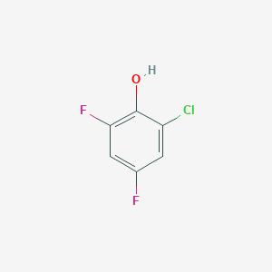 molecular formula C6H3ClF2O B1371278 2-氯-4,6-二氟苯酚 CAS No. 2267-99-4