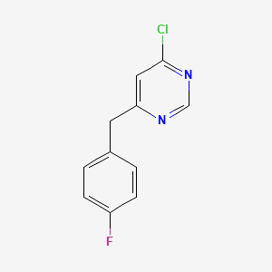 4-Chloro-6-(4-fluorobenzyl)pyrimidine