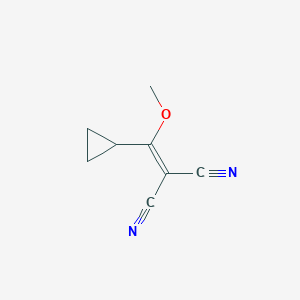 2-[Cyclopropyl(methoxy)methylene]malononitrile
