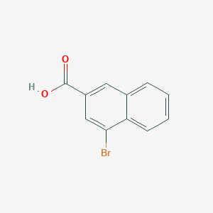 molecular formula C11H7BrO2 B1371294 4-Bromo-2-naphthoic acid CAS No. 1013-80-5