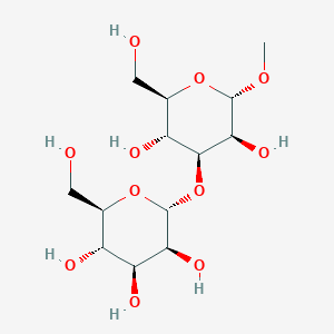 molecular formula C13H24O11 B013713 Methyl-O3-(alpha-D-mannose)-alpha-D-mannose CAS No. 72028-62-7