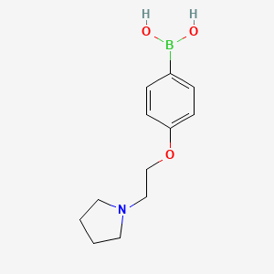 (4-(2-(Pyrrolidin-1-yl)ethoxy)phenyl)boronic acid