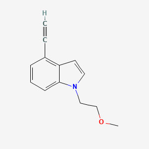 molecular formula C13H13NO B13713152 4-Ethynyl-1-(2-methoxyethyl)-1H-indole 