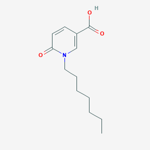 1-Heptyl-6-oxo-1,6-dihydropyridine-3-carboxylic acid