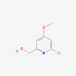 molecular formula C7H8ClNO2 B1371319 (6-Chloro-4-methoxypyridin-2-yl)methanol CAS No. 204378-40-5
