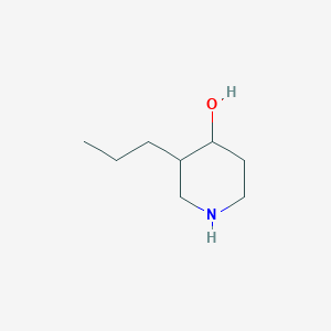 molecular formula C8H17NO B1371320 3-Propylpiperidin-4-ol 