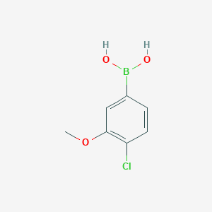 B1371325 4-Chloro-3-methoxyphenylboronic acid CAS No. 89694-47-3