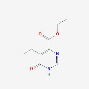 molecular formula C9H12N2O3 B13713327 Ethyl 5-Ethyl-6-hydroxypyrimidine-4-carboxylate 