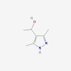 molecular formula C7H12N2O B1371338 1-(3,5-Dimethyl-1H-pyrazol-4-YL)ethan-1-OL CAS No. 1093426-08-4