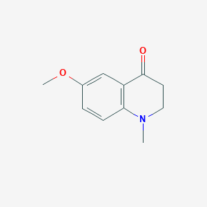 molecular formula C11H13NO2 B1371347 6-Methoxy-1-methyl-2,3-dihydro-1h-quinolin-4-one CAS No. 3954-50-5