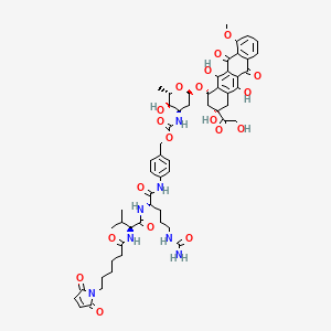 molecular formula C56H67N7O19 B13713549 MC-Val-Cit-Doxorubicin 