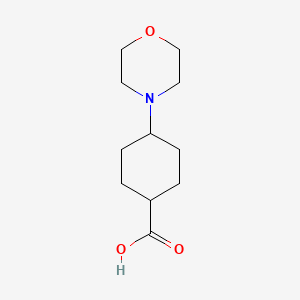 molecular formula C11H19NO3 B1371367 4-(Morpholin-4-yl)cyclohexane-1-carboxylic acid 