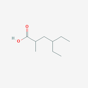 molecular formula C9H18O2 B1371369 4-Ethyl-2-methylhexanoic acid 