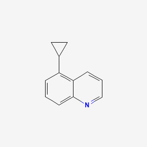 molecular formula C12H11N B13713692 5-Cyclopropylquinoline 