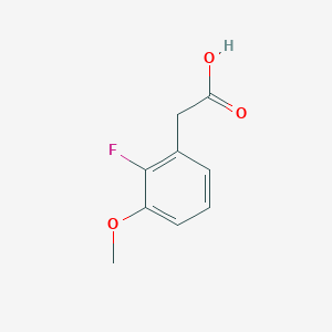 molecular formula C9H9FO3 B1371370 2-(2-Fluoro-3-methoxyphenyl)acetic acid CAS No. 863645-29-8