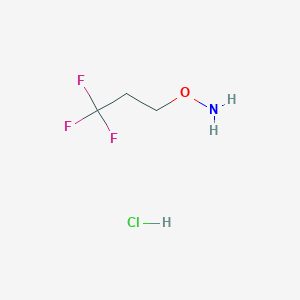 molecular formula C3H7ClF3NO B1371383 O-(3,3,3-Trifluoropropyl)hydroxylamine hydrochloride CAS No. 1049730-20-2
