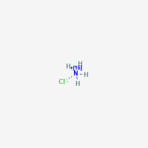 molecular formula ClH4N B13713974 Ammonium-(15-N) chloride 