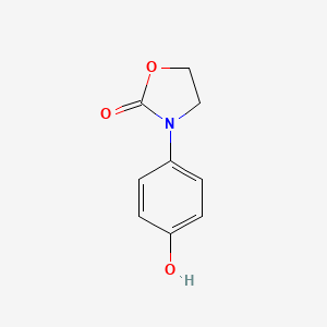molecular formula C9H9NO3 B1371404 3-(4-Hydroxyphenyl)-1,3-oxazolidin-2-one CAS No. 97389-25-8