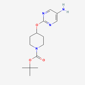 4-(5-Aminopyrimidin-2-yloxy)-piperidine-1-carboxylic acid tert-butyl ester