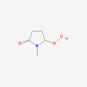 1-Methyl-5-hydroperoxypyrrolidine-2-one