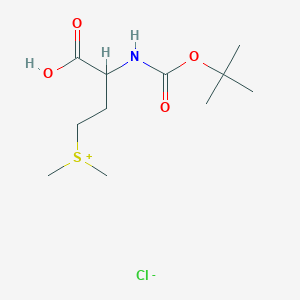 molecular formula C11H22ClNO4S B13714112 Boc-DL-methionine methylsulfonium chloride 