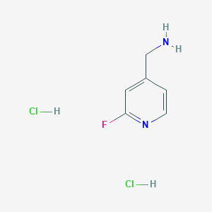 molecular formula C6H9Cl2FN2 B1371412 (2-Fluoropyridin-4-yl)methanamine dihydrochloride CAS No. 667906-60-7