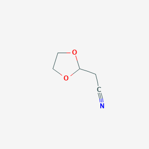 molecular formula C5H7NO2 B1371415 (1,3-Dioxolan-2-yl)acetonitrile CAS No. 26118-19-4